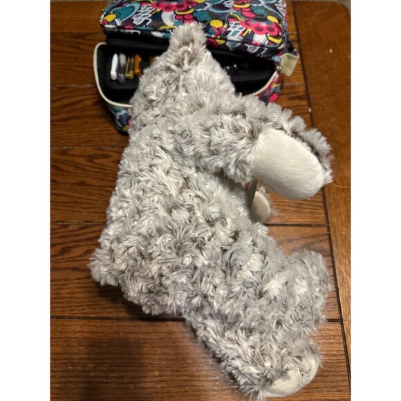 FAO Schwarz Bears With A Cause Gray Plush Teddy Bear With Plaid Bowtie 2017 - Picture 9 of 9